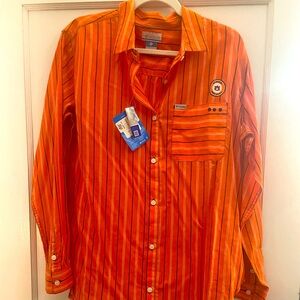 NWT Columbia Auburn Button Up Shirt